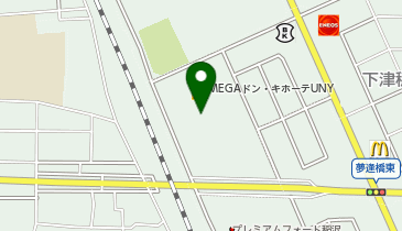 namcoリーフウォーク稲沢店の地図画像