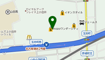 namco mozoワンダーシティ店の地図画像