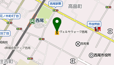 ファンタジーウエストタウン西尾の地図画像