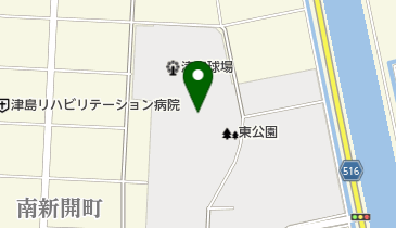 津島総合プールの地図画像