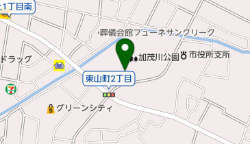 加茂川公園プールの地図画像