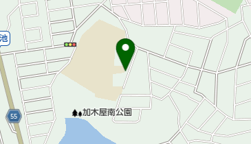加木屋南小プールの地図画像