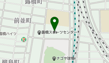 露橋公園ソフトボール場の地図画像