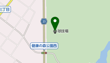 あいち健康の森公園球技場の地図画像