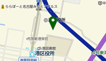 港北公園野球場の地図画像
