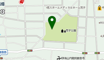 荒子公園野球場の地図画像
