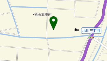 新茶屋川公園野球場の地図画像