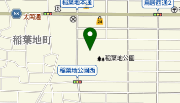 稲葉地公園野球場の地図画像