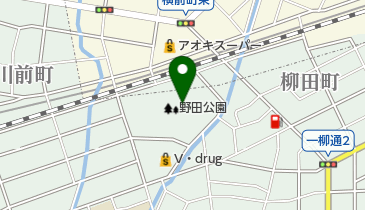 野田公園野球場の地図画像
