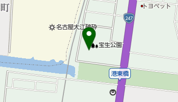 宝生公園野球場の地図画像