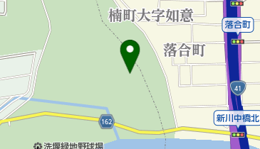 北区洗堰緑地野球場の地図画像