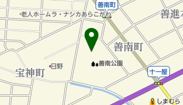 善南公園野球場の地図画像