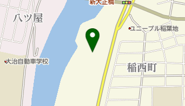 大正橋緑地野球場の地図画像