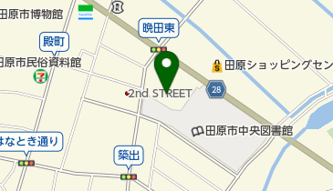 田原祭りの地図画像