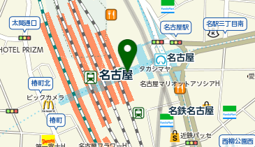JRセントラルタワーズの地図画像