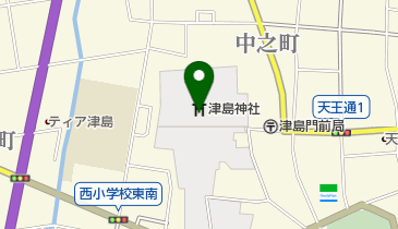 尾張津島秋まつりの地図画像