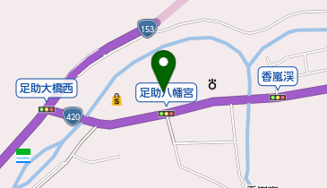 足助八幡宮大祭の地図画像