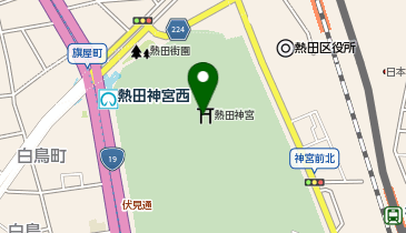 熱田神宮例祭の地図画像