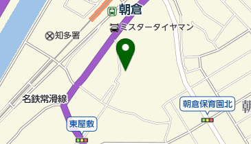 朝倉の梯子獅子の地図画像