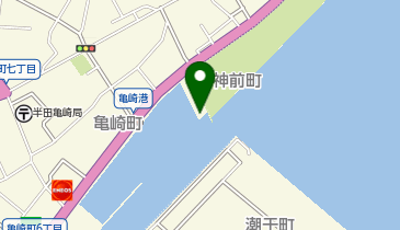 亀崎港の地図画像