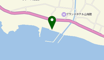 山海漁港の地図画像