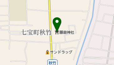 藤島神社の地図画像