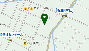 明治川神社の地図画像