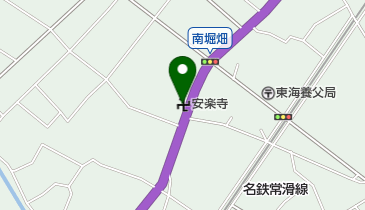 安楽寺の地図画像