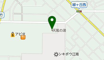 松竹温泉天風の湯の地図画像