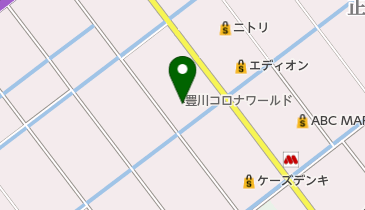 天然温泉コロナの湯豊川店の地図画像