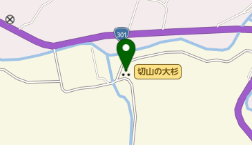 切山の大杉の地図画像