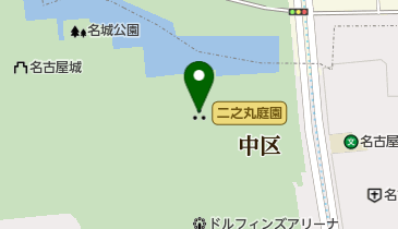 二之丸庭園の地図画像
