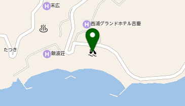 西浦温泉バームビーチの地図画像
