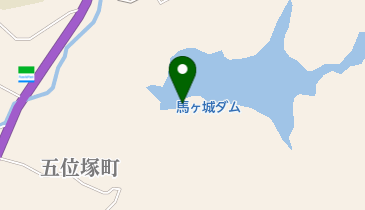 馬ヶ城浄水場の地図画像