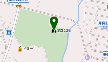 毘森公園の地図画像