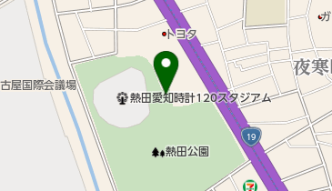 熱田公園の地図画像