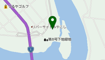 第8号下地緑地の地図画像