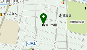 大口公園の地図画像