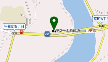 第2号水源緑地の地図画像