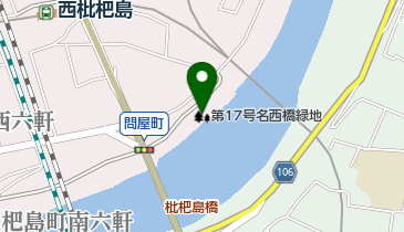 第17号名西橋緑地の地図画像