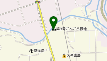 第3号ごんごろ緑地の地図画像