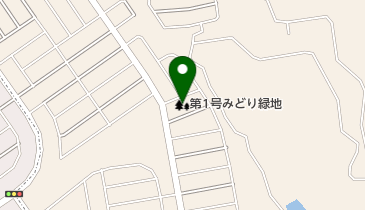 第1号みどり緑地の地図画像