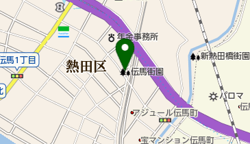 伝馬街園の地図画像