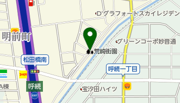 荒崎街園の地図画像