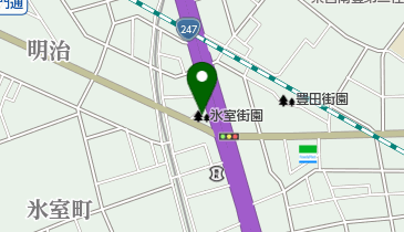 氷室街園の地図画像