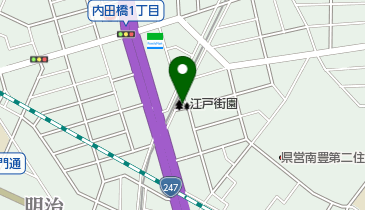 江戸街園の地図画像