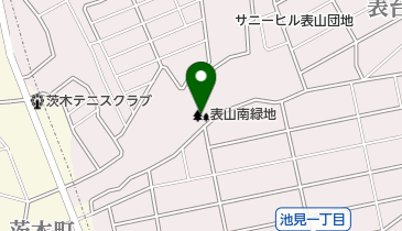 第四十五号表山南緑地の地図画像