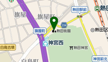 熱田街園の地図画像