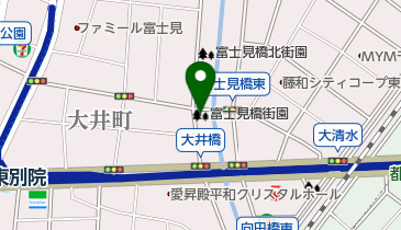 富士見橋街園の地図画像