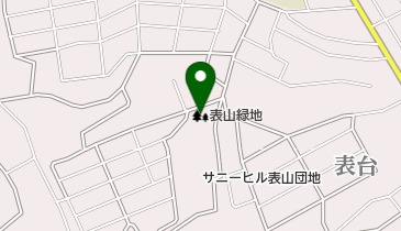 第四十四号表山緑地の地図画像